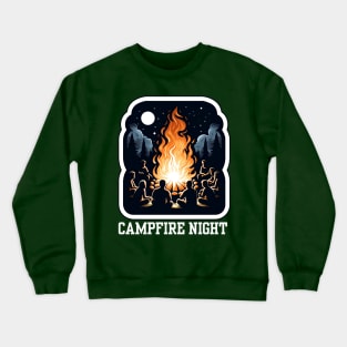 CAMPFIRE NIGHT Crewneck Sweatshirt